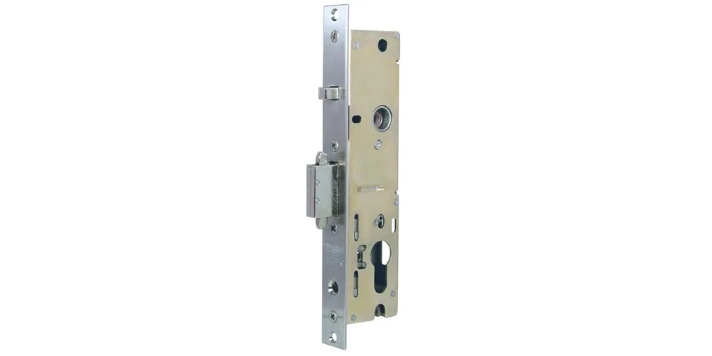 Euro Mortice Lock - Satin Steel